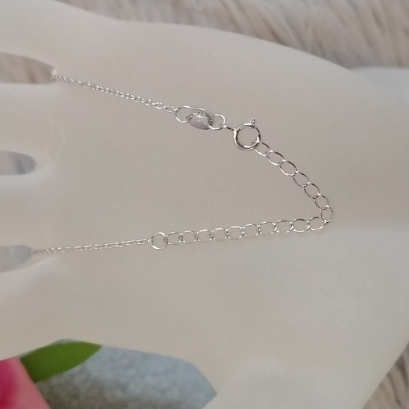 2/$30💕 BNWT Charmed Aroma Sterling Silver Marquis Necklace - Picture 6 of 6
